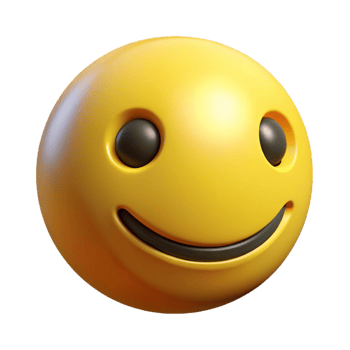 elegant contemporary A smiley face, yellow, classic, premium png