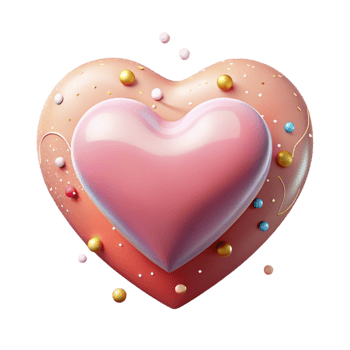 impressive traditional Thin Heart Shape Icon Cutout for Romantic Designs high quality png