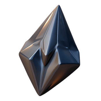 magnificent creative A single, realistic arrowhead made of obsidian 4K png