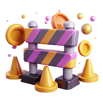 wonderful artistic Traffic Barriers Road Construction Safety Cutout premium png