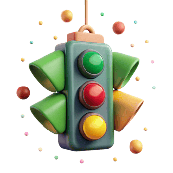 elegant contemporary Traffic Light Hanging Signal Cutout for Transportation Design high quality png