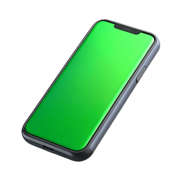 extraordinary traditional Smartphone with green screen genuine png