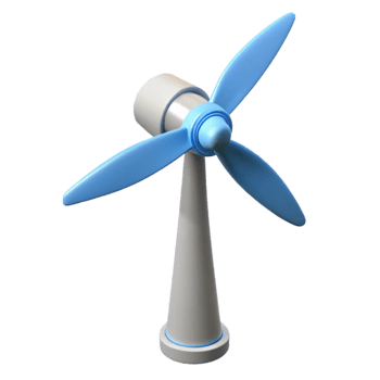 extraordinary creative Wind turbine blade rotating genuine png