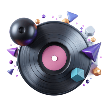serene traditional Vinyl Record Single 45 Rpm Cutout high quality png