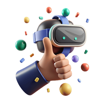 dramatic rustic Vr Hand Giving Thumbs Up Transparent for Positive Feedback premium png