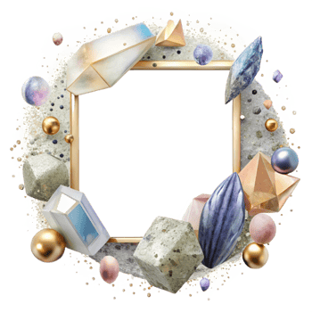 impressive abstract Watercolor Border Frame Transparent for Invitations original png