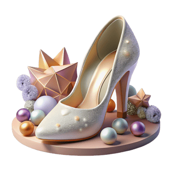 beautiful creative Wedding Shoes High Heels Bridal Cutout for Fashion Blogs png