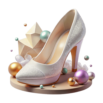 beautiful vintage Wedding Shoes High Heels Bridal Cutout for Fashion Blogs authentic png