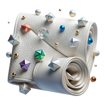 dramatic modern White Leather Surface Transparent for Interior Design authentic png