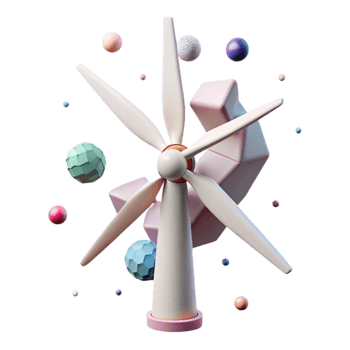 beautiful classic Wind Turbine Technology Innovation Research and Development Cutout for Cleantech genuine png