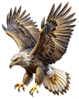 Sky Leader Eagle in Transparent Background png