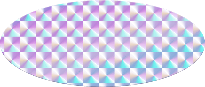 Hologram Sticker Label ellipse shape, Texture Holographic Mockup, and Illustration. png