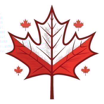 Canada Day Traditional Symbol vector