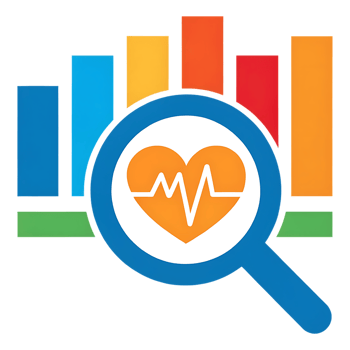 Heart health data analysis, medical research, healthcare analytics. png