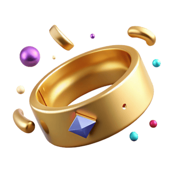 serene minimalist Gold Bracelet Cuff Design Isolated on Transparent Background exclusive png