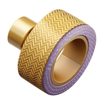 beautiful creative Herringbone Pattern Masking Tape Texture Transparent for Craft Projects png