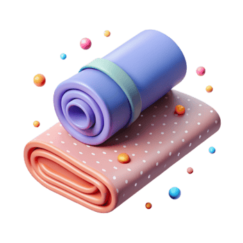 stunning minimalist Yoga Mat Fitness Icon Transparent for Studio Branding high resolution png