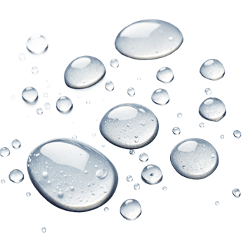 A Collection of Water Droplets on a Black Background, Showing Various Sizes and Shapes of Clear Liquid png
