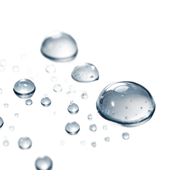 Macro Photography of Water Droplets on Black Background Showing Translucence and Surface Tension png