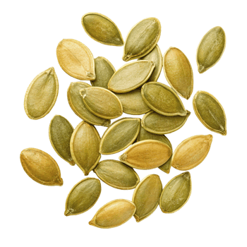 A Pile of Roasted Pumpkin Seeds on Black Background png