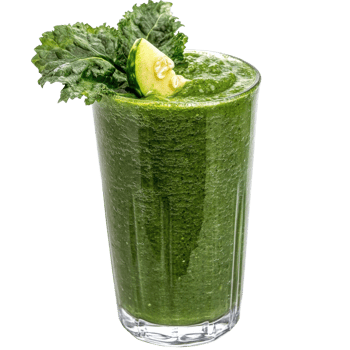Healthy Green Smoothie Recipe on transparent background png