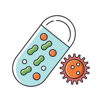 Expired Vitamin Bacteria vector