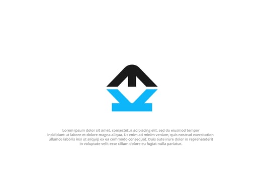 letter ek or ke abstract business modern minimalist logo vector