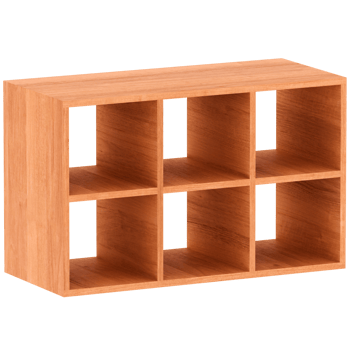 3d render wooden horizontal shelf with transparent background png