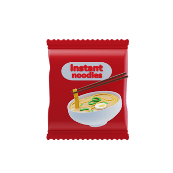 Instant Noodles 3D Icon png