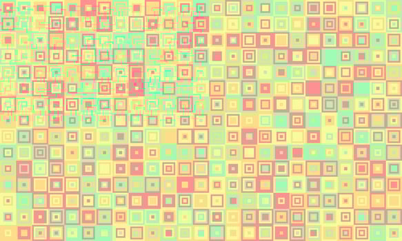 Abstract pastel square pattern background. Perfect for website banners, social media posts, or textile design. This vibrant, geometric design evokes feelings of optimism and playfulness. vector