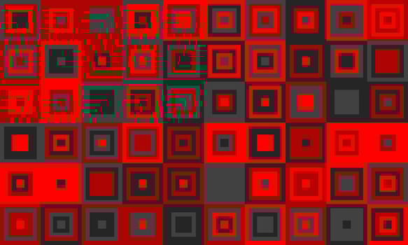 Abstract red and gray square pattern. Geometric design ideal for backgrounds, textiles, or modern presentations. This vibrant, dynamic image evokes energy and complexity. vector