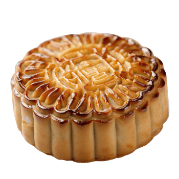 Delicious Mooncake with Intricate Patterns Ready for the Mid-Autumn Festival Celebration png