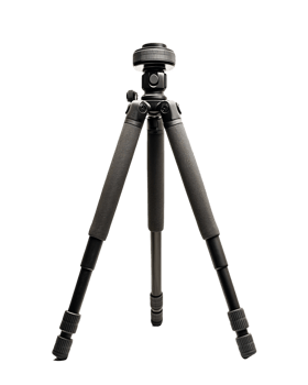 Compact Textured Gray Tripod on Transparent Background png