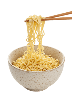 Delicious noodles being lifted with chopsticks png