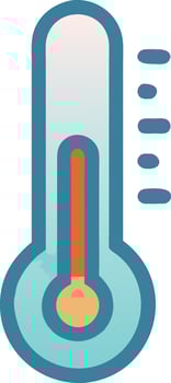 Compact Pocket Thermometer for On-the-Go vector