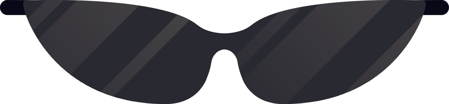 Stylish cat eye sunglasses with dark lenses add a touch of mystery and sophistication to any look, offering both protection from the sun and a fashionable statement vector