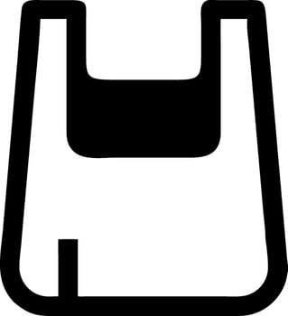 Innovative Reusable Plastic Bag Design vector
