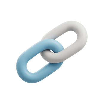Colorful interlocking chain links for creative projects png