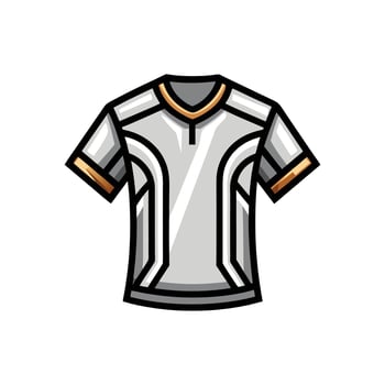 Trendy Metallic Foil Print Shirt Illustration vector