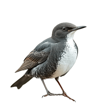 A detailed image of a small bird with specific plumage colors png