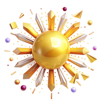 extraordinary contemporary Bright Sun Rays with Transparent Background high quality png
