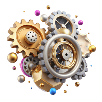 stunning vintage Clock Gears Rotating Cutout Isolated Element exclusive png