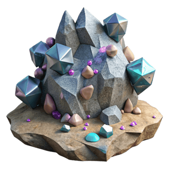 stunning artistic Coastal Rock Formation Rugged Texture Isolated professional png