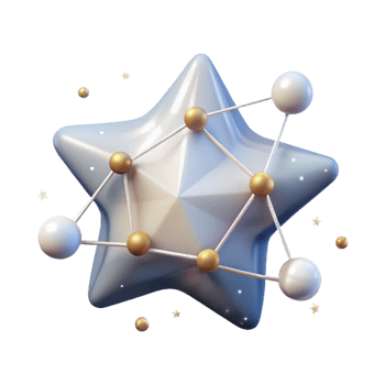 wonderful abstract Constellation Ursa Major Cutout with Seven Bright Stars exclusive png
