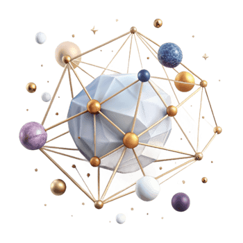 impressive creative Constellation Transparent Background with Connecting Lines high resolution png