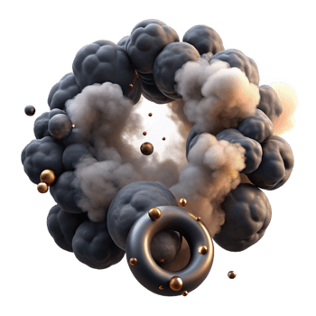 wonderful rustic Dark and Moody Smoke Plume Transparent genuine png