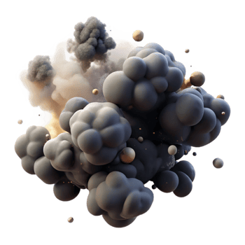 wonderful rustic Dark and Moody Smoke Plume Transparent original png