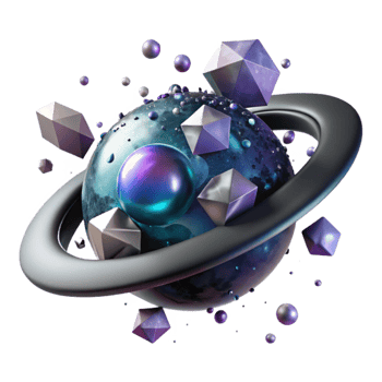 magnificent creative Dark Matter Halo Transparent Background with Galactic Distribution high resolution png