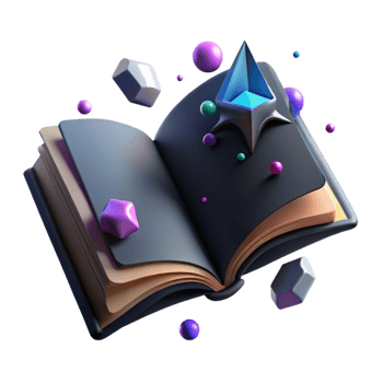 stunning artistic Dark Shadow of Open Book Isolated authentic png