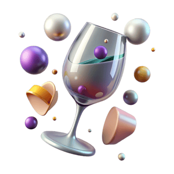 wonderful rustic Empty Wine Glass Cutout on Transparent Background exclusive png